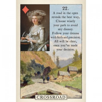 Kosmetinis defektas Blue Bird Lenormand kortos US Games Systems